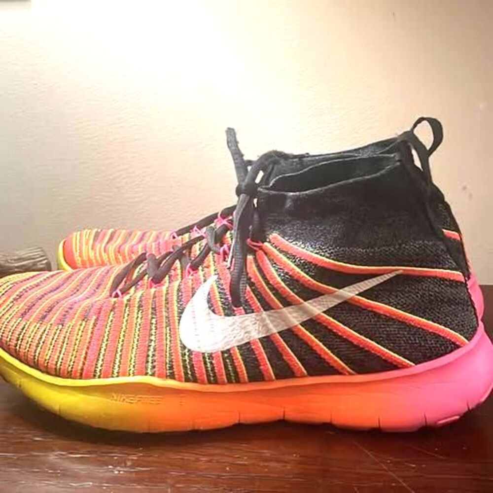 Nike Free Train Force Flyknit Multi-Color 833275-999 Sz 9.5